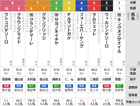 東京大賞典 2024 出走馬全頭分析