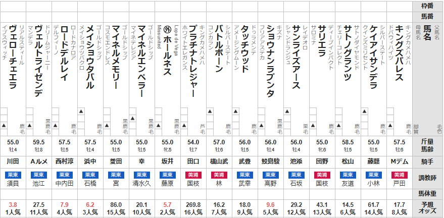 日経新春杯 2025 出走馬全頭分析